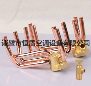 黃銅六進六出集水頭 盤管集水頭